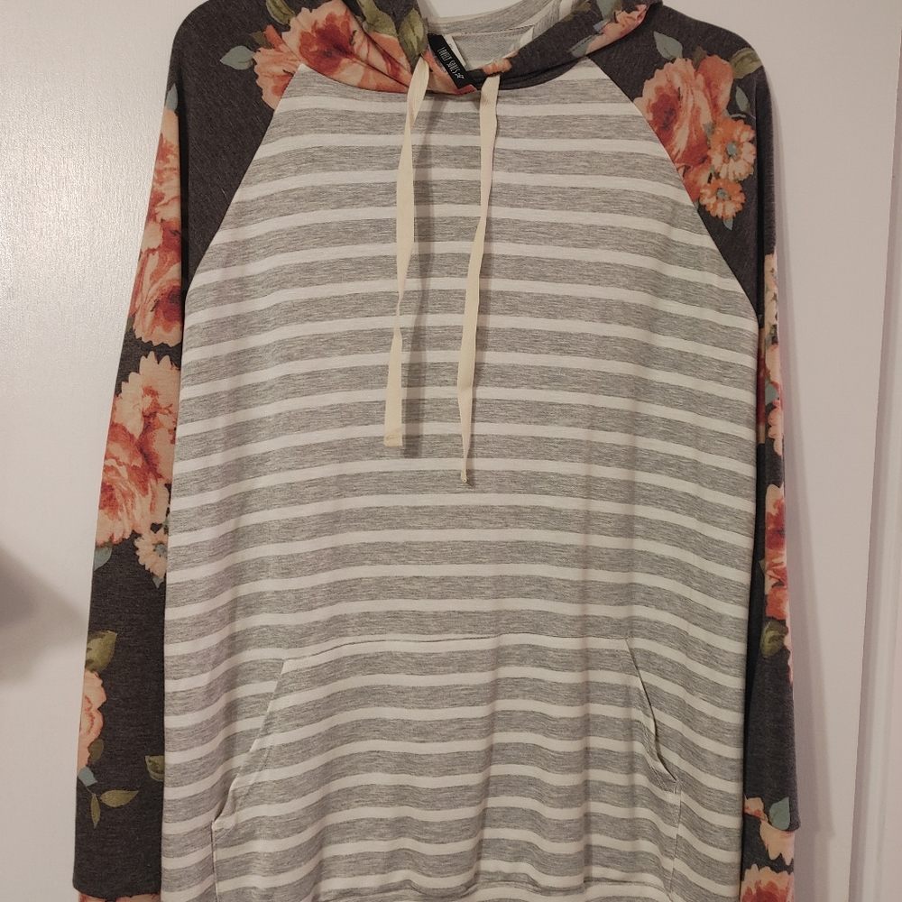 2 tone hoodie